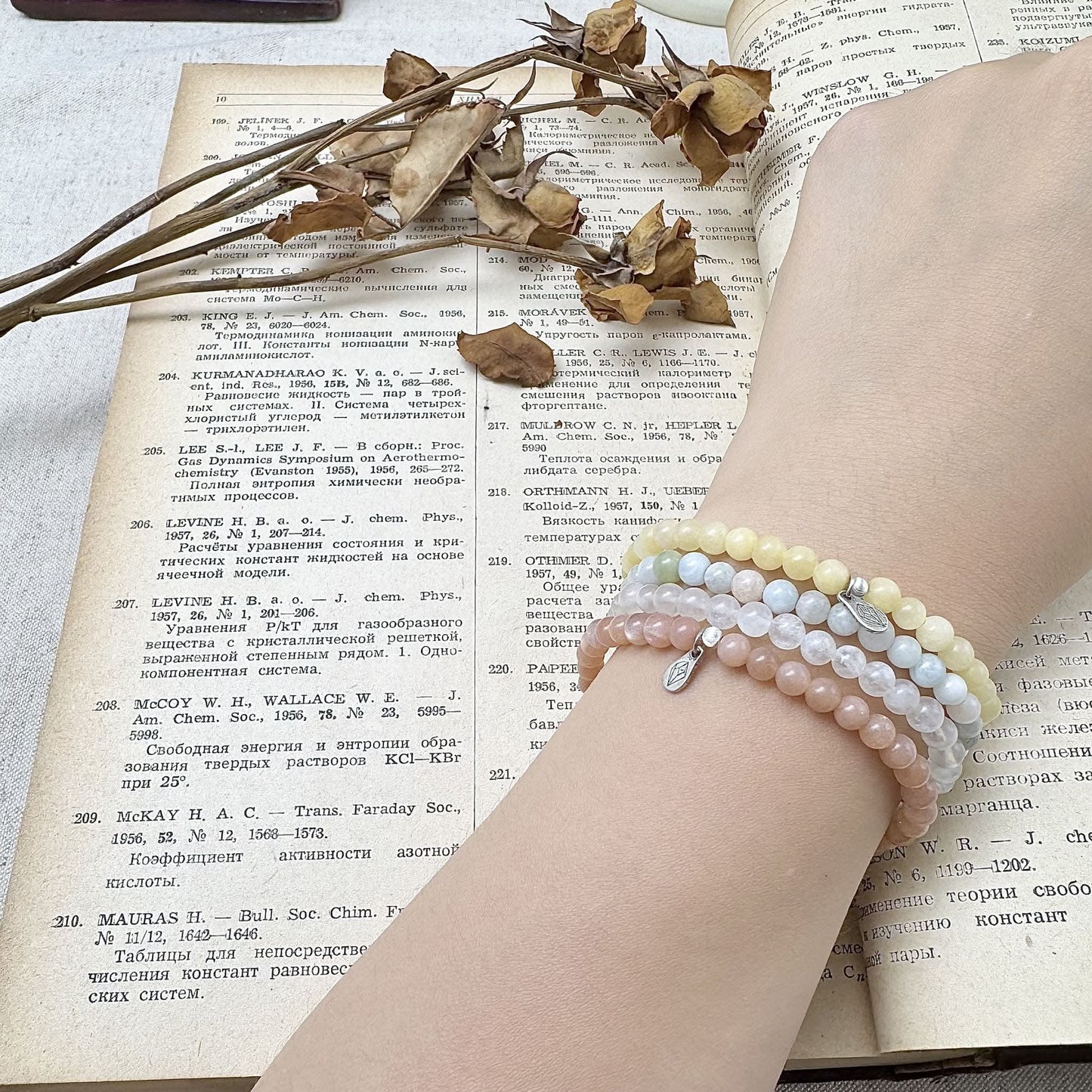 4mm cancer bracelet set on the hand