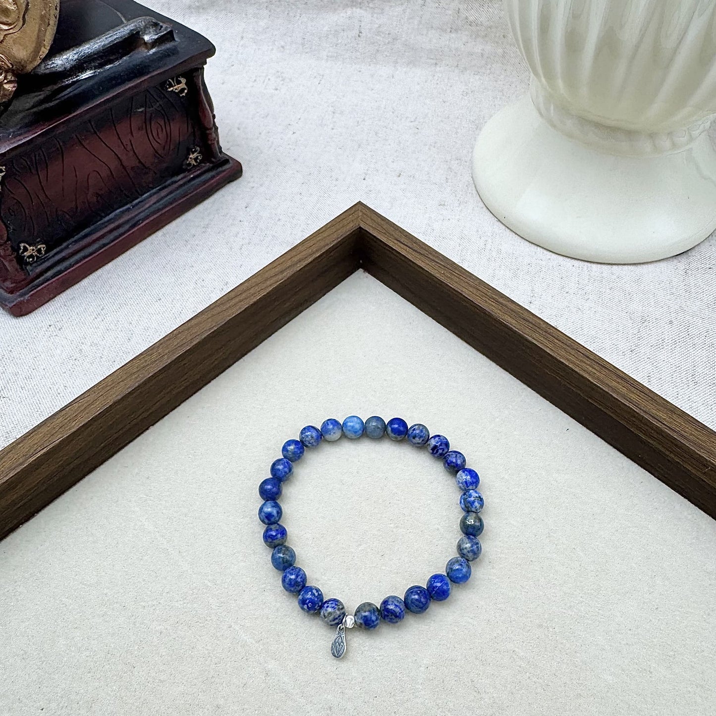 6mm lapis lazuli bracelet