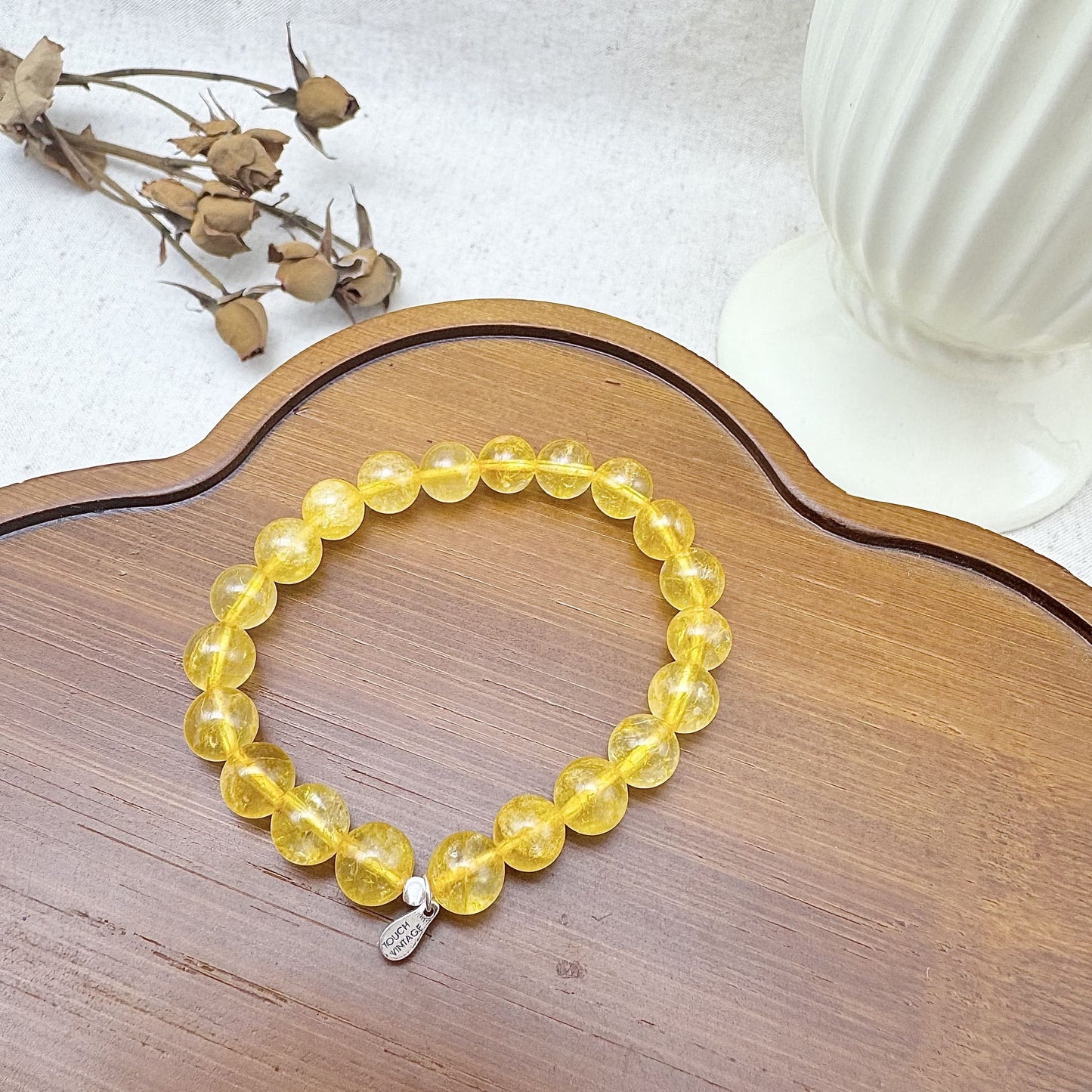 8mm citrine bracelet