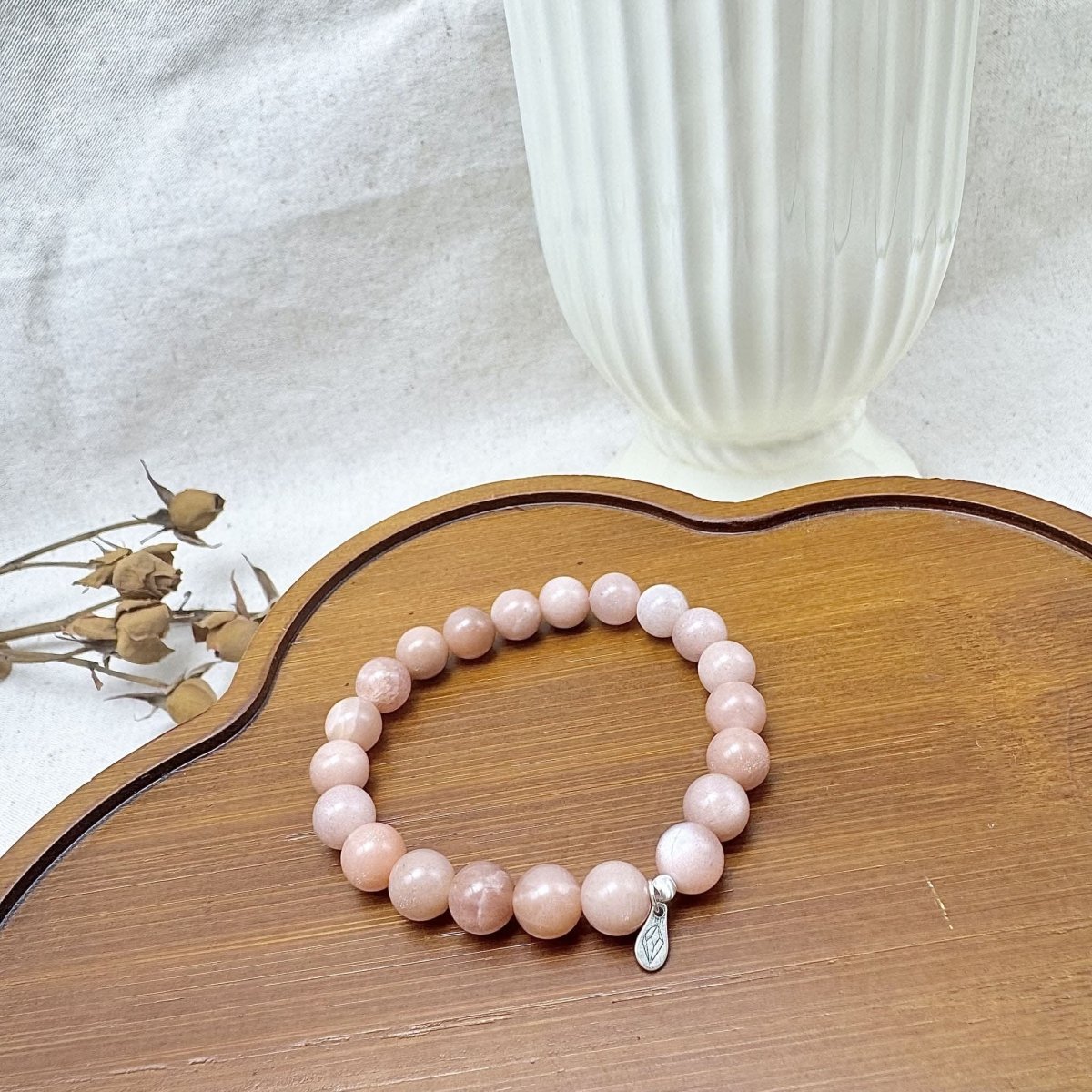8mm sunstone crystal bracelet