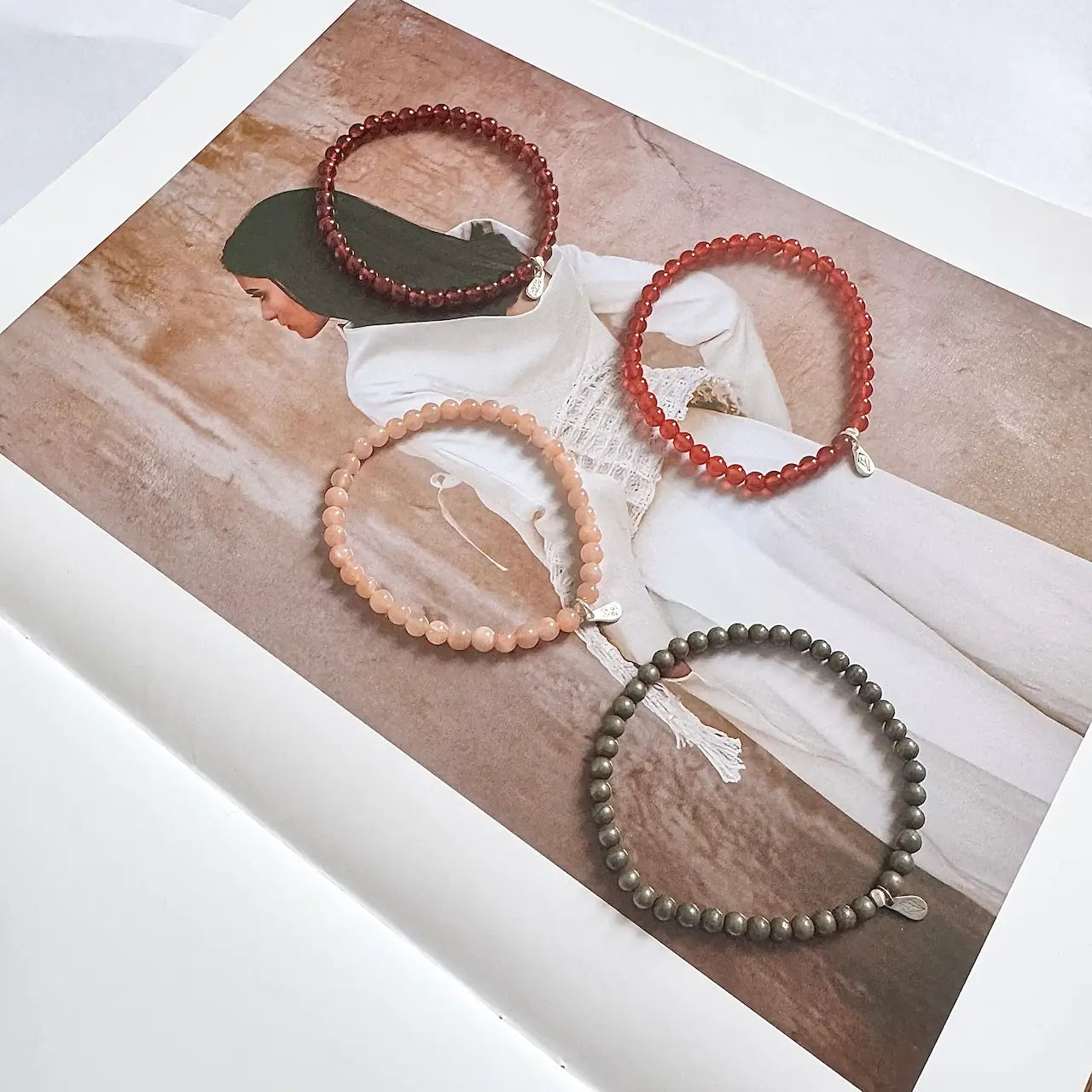 Aries Crystal Bracelet - Side View | Touch Vintage