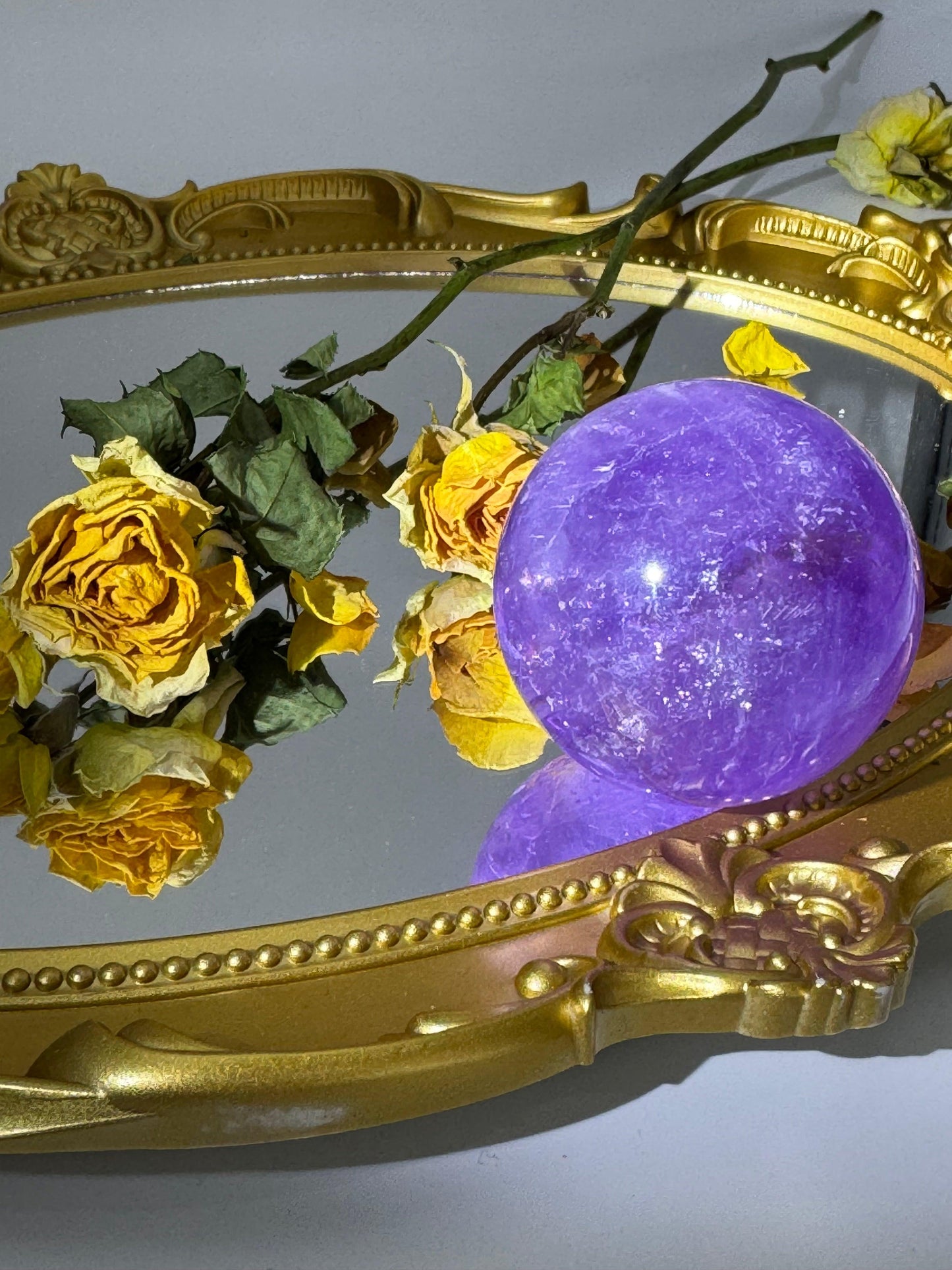 Amethyst Sphere - Touch Vintage