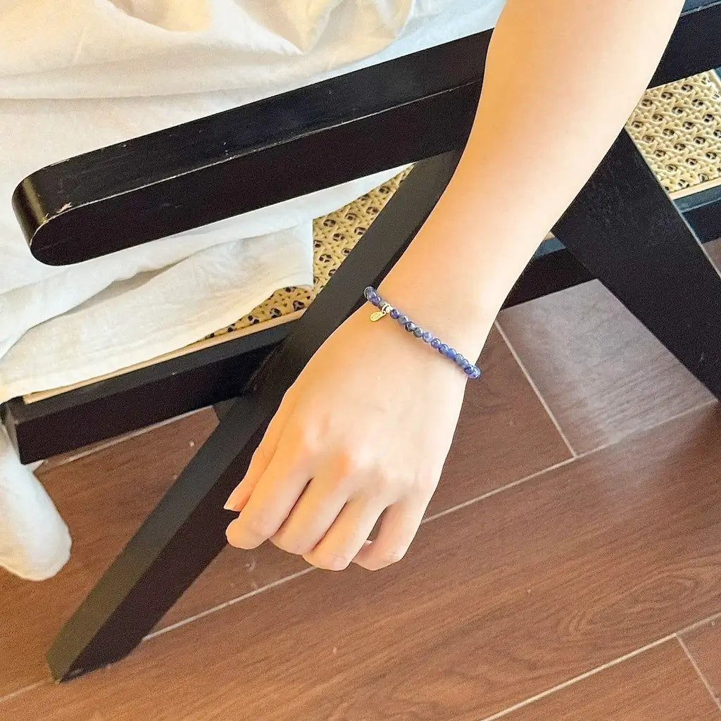 Blue Lapis Bracelet - Life Style Wearing|Touch Vintage