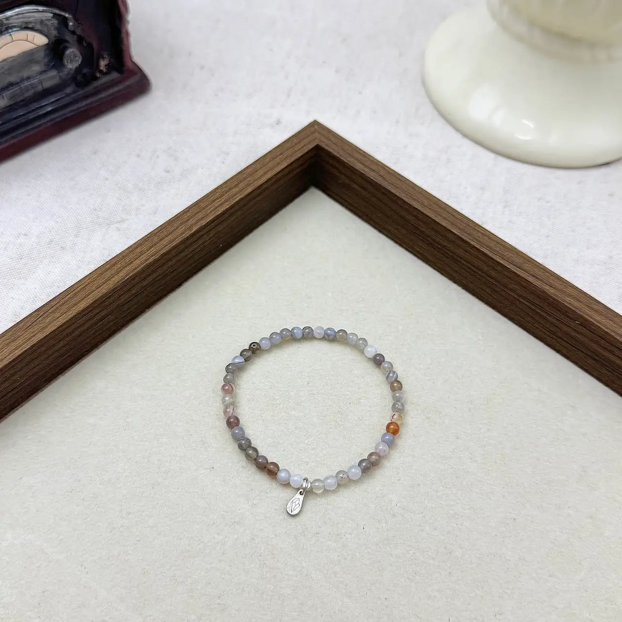 Botswana Agate Bracelet - Front View|Touch Vintage