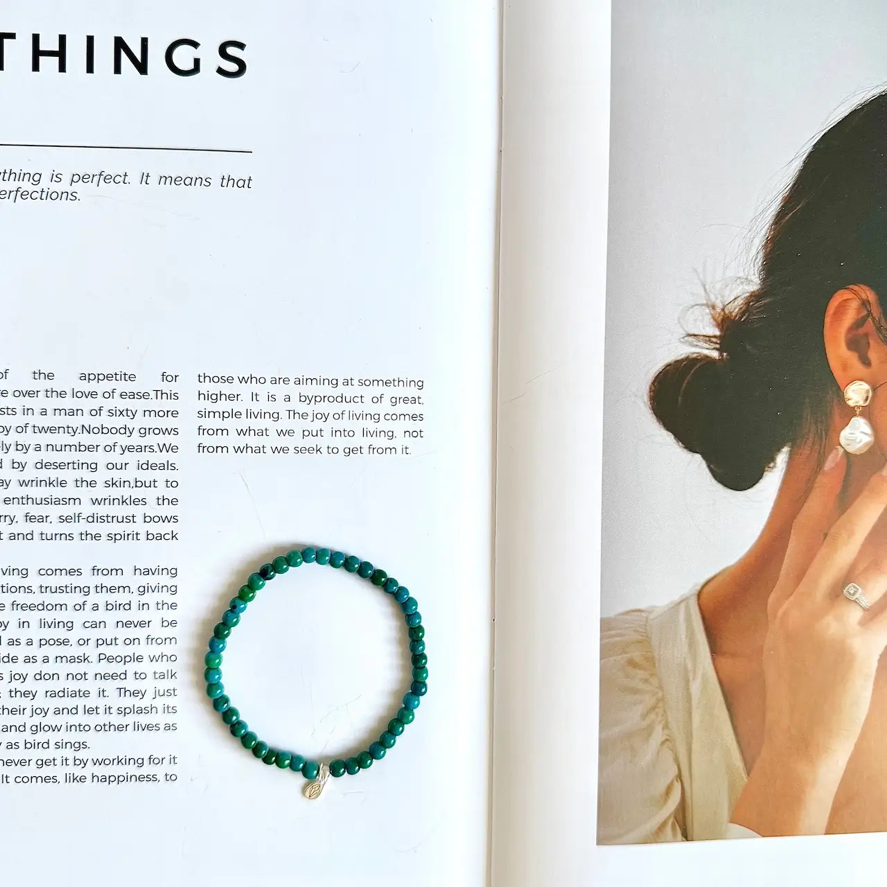 Chrysocolla Bracelet - Crystal Jewelry
