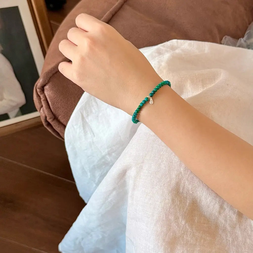 Chrysocolla Bracelet - Life Style Wearing | Touch Vintage