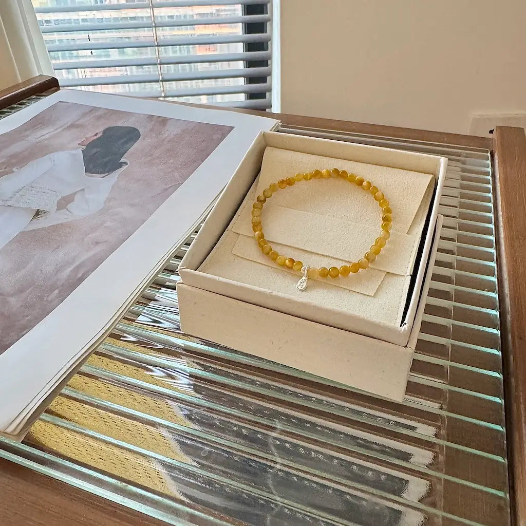 Golden Tiger Eye Bracelet - Gift Packaging|Touch Vintage