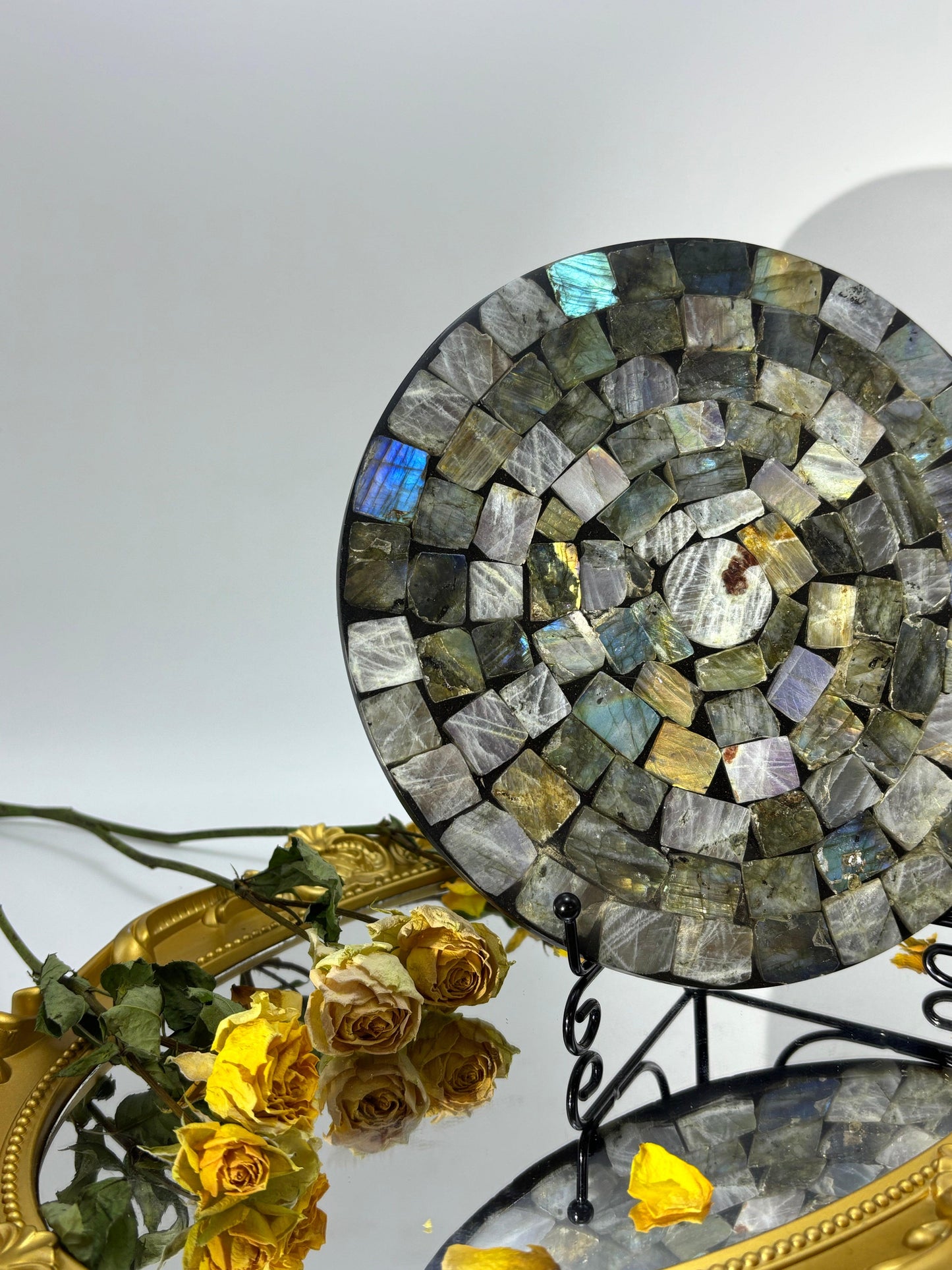 Labradorite Discs - Touch Vintage