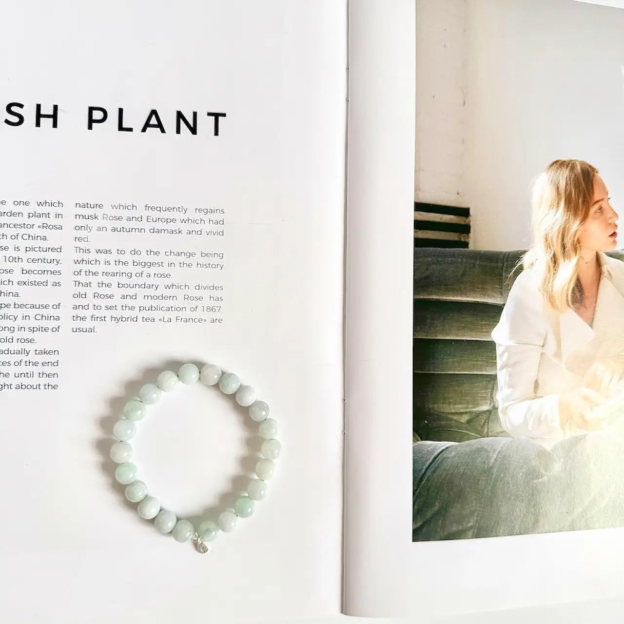 Jadeite Bracelet - 8mm | Touch Vintage