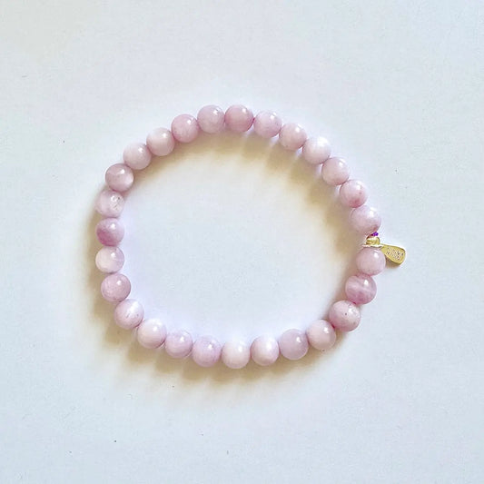 Kunzite Bracelet 6mm - Crystal Jewelry|Touch Vintage