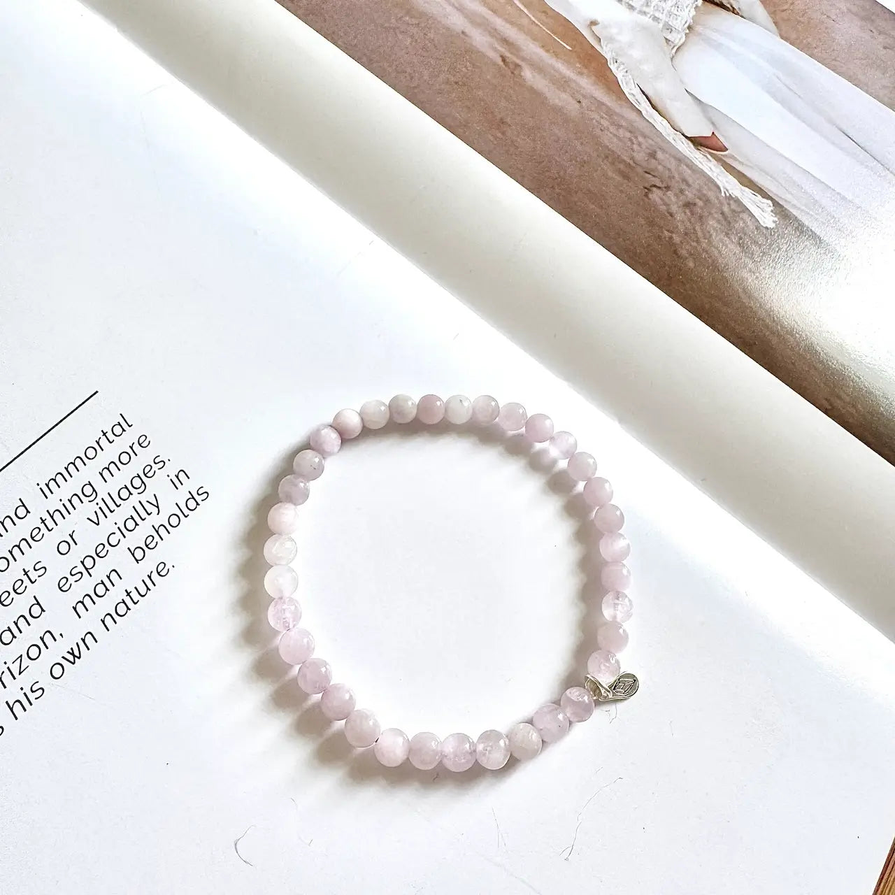 Kunzite Bracelet - Front View|Touch Vintage
