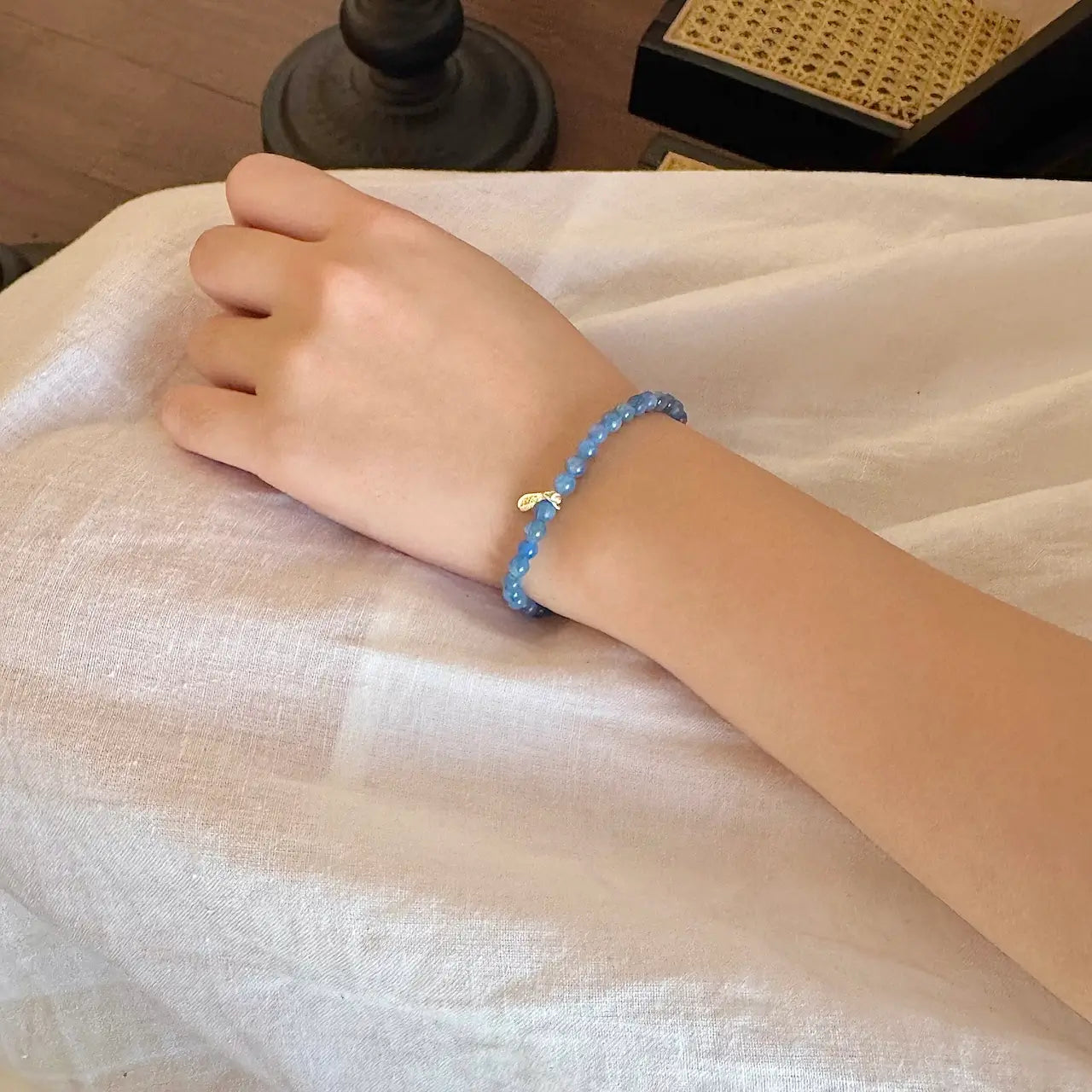 Kyanite Bracelet - Life Style Wearing