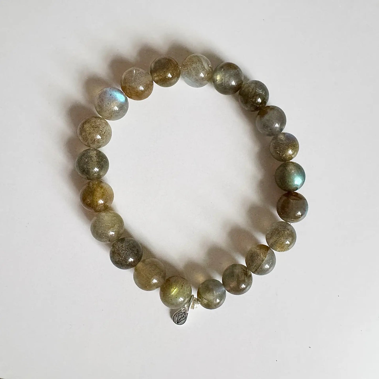 Labradorite Crystal Bracelet 8mm - Front View|Touch Vintage