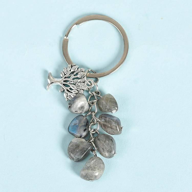 Labradorite Keychain|Touch Vintage
