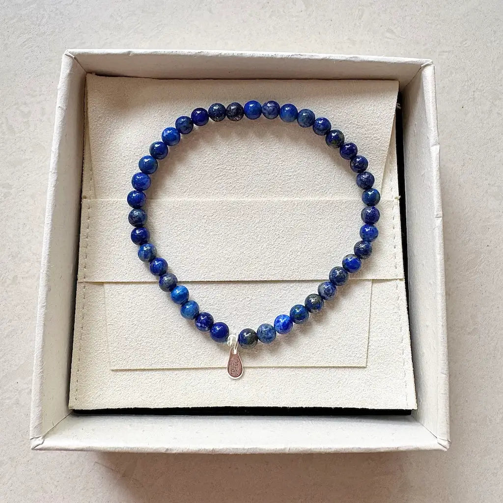Lapis Stone Bracelet - Gift Packaging|Touch Vintage