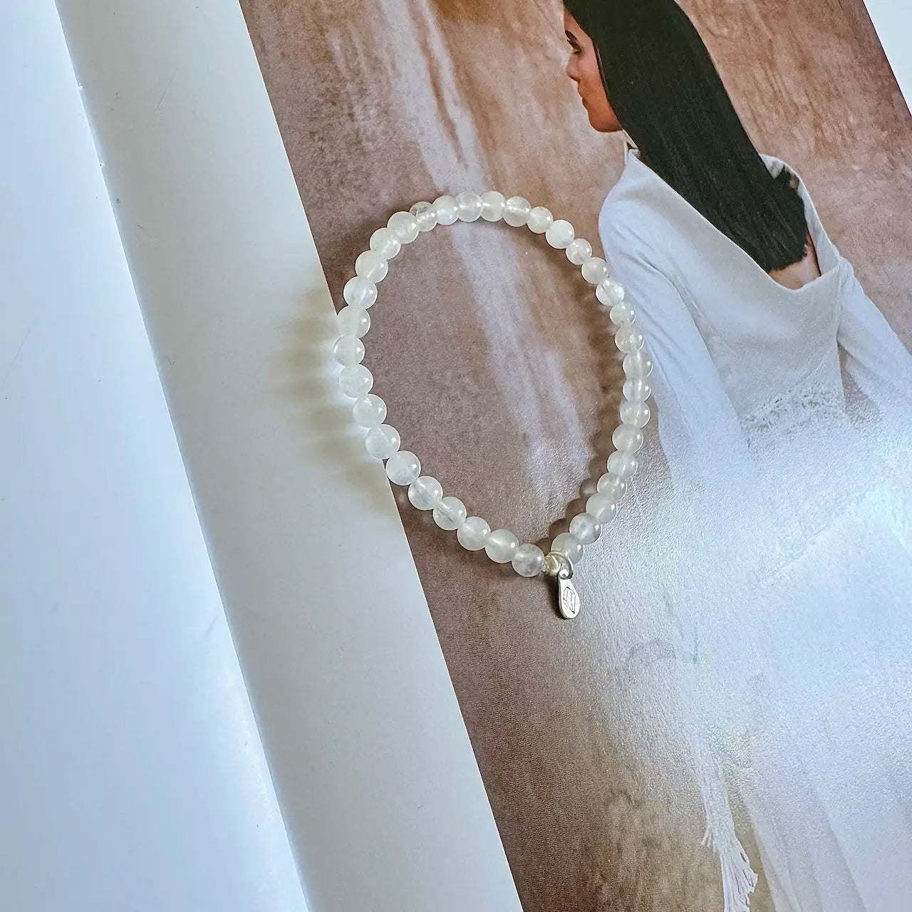Moonstone Bracelet - Front View|Touch Vintage
