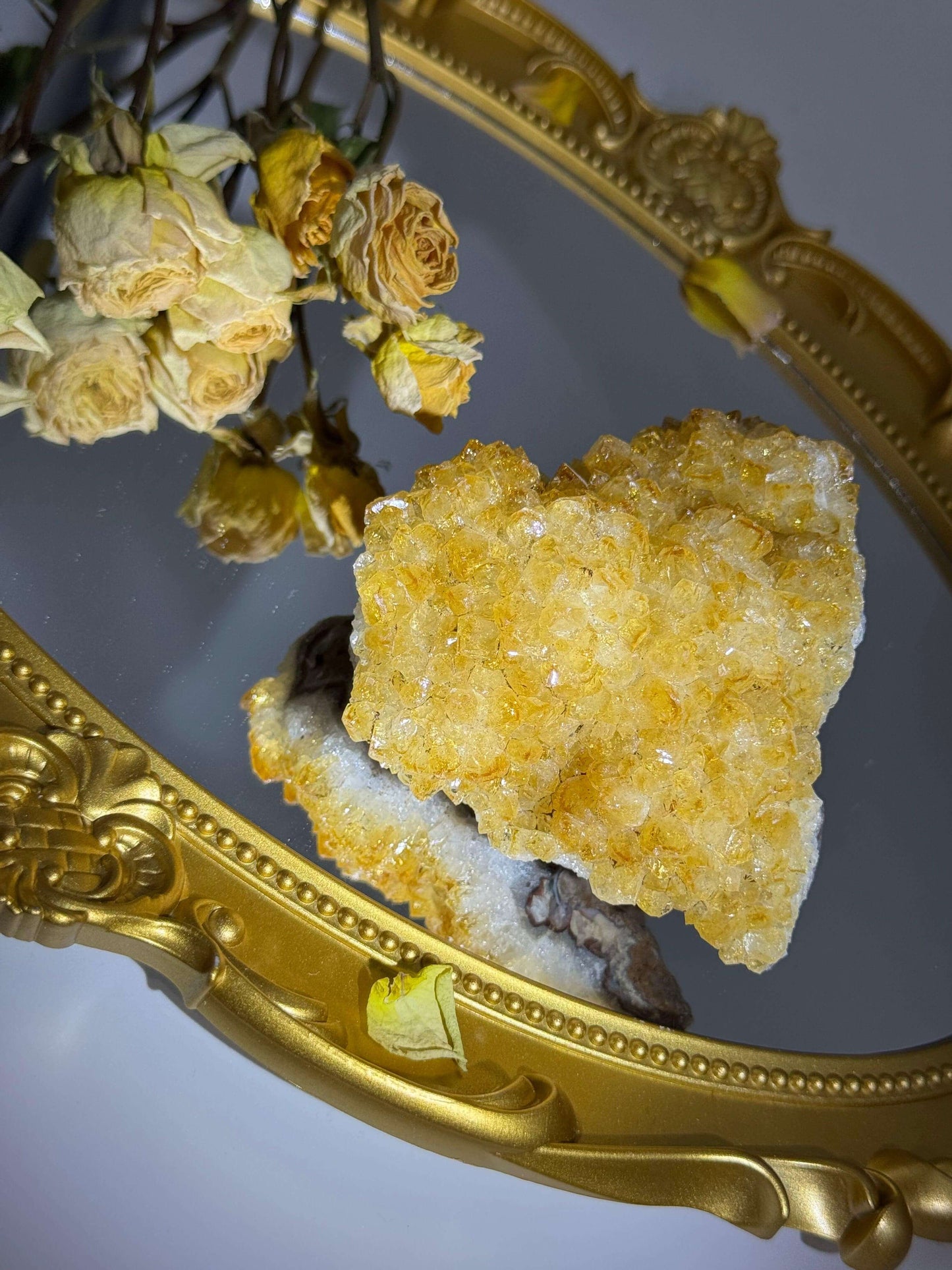Citrine Cluster - Touch Vintage