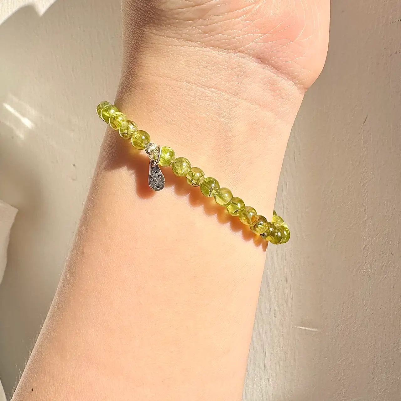 Peridot Bracelet - Worn On Wrist | Touch Vintage