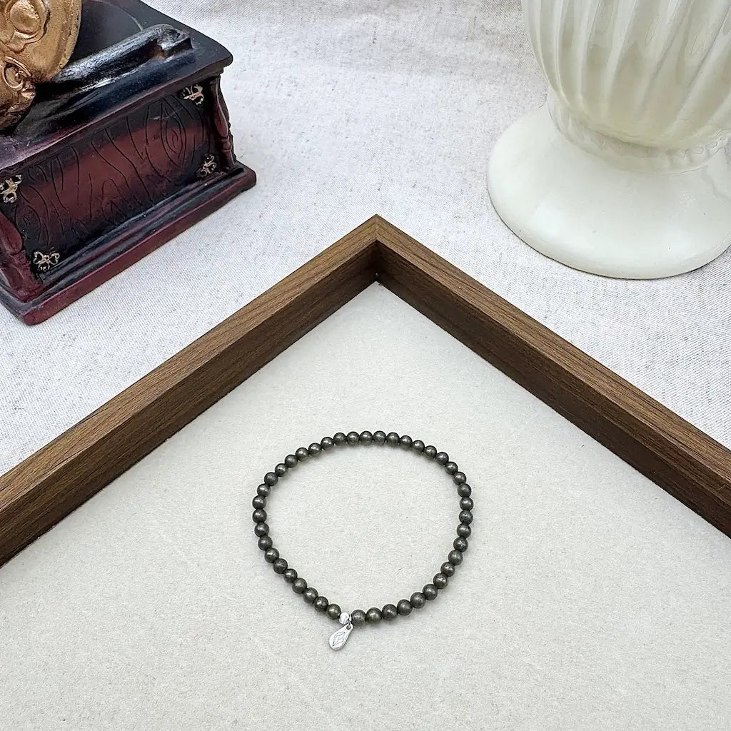 Pyrite Stone Bracelet - Crystal Jewelry|Touch Vintage