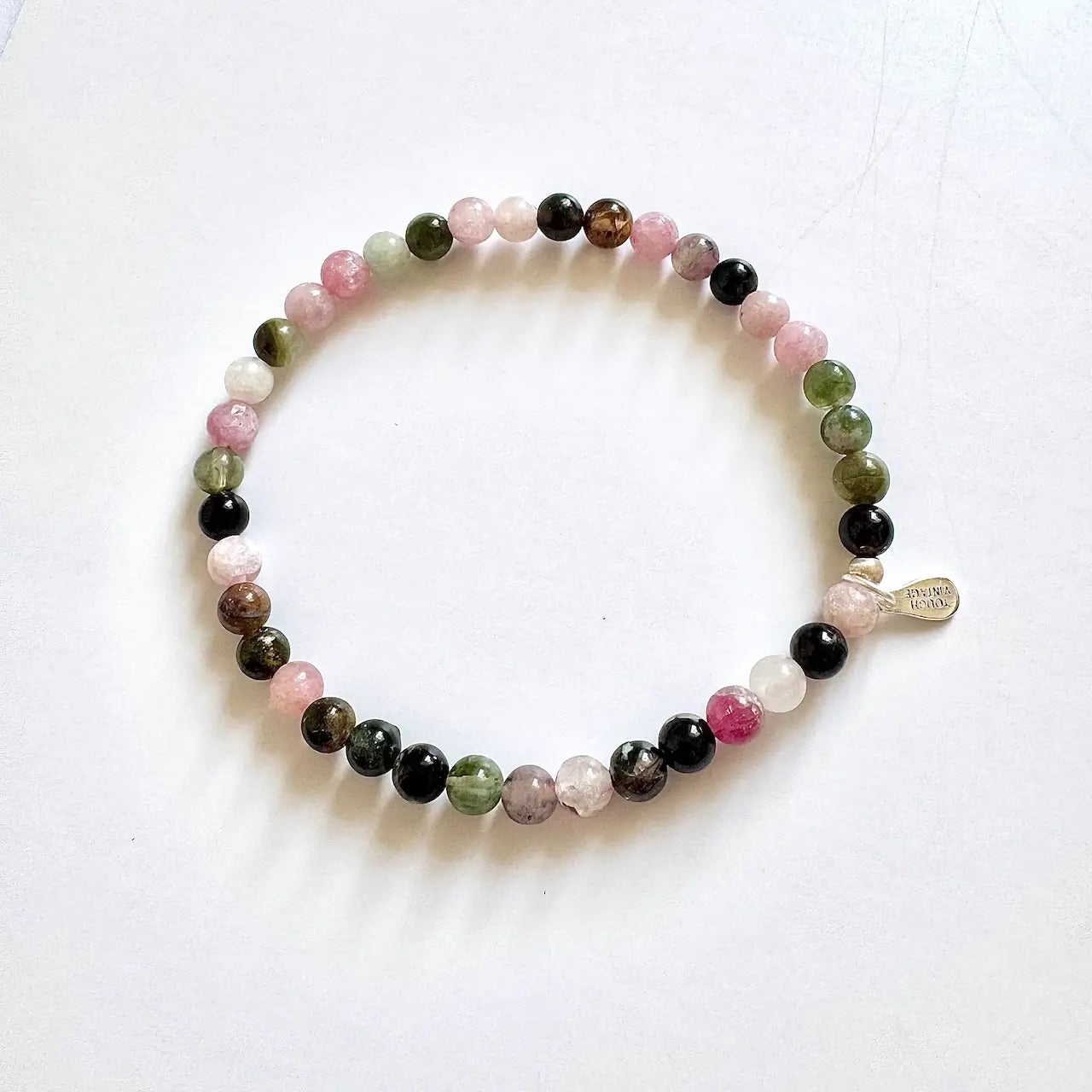 Rainbow Tourmaline Bracelet|Touch Vintage