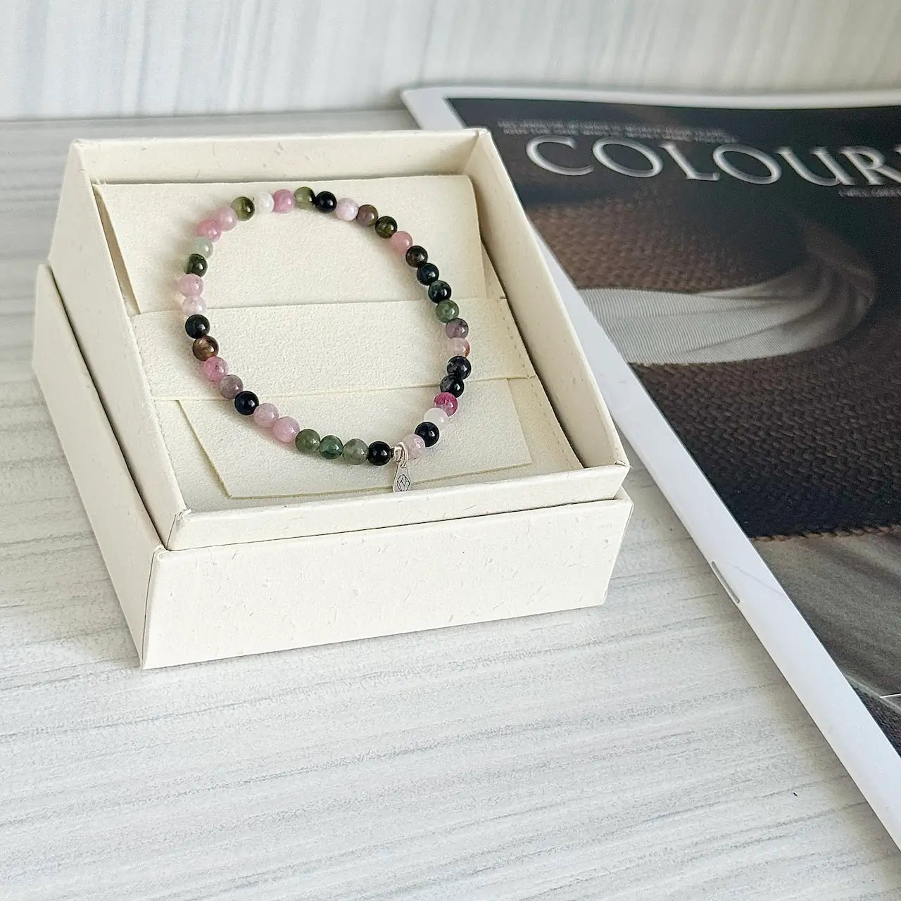 Rainbow Tourmaline Energy Bracelet
