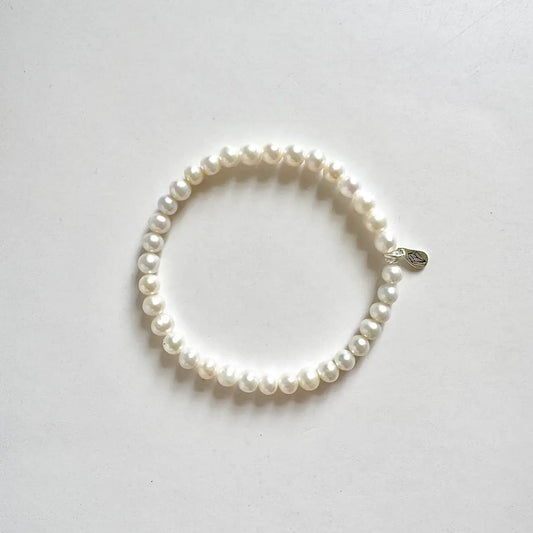 Real Pearl Bracelet - Front View|Touch Vintage