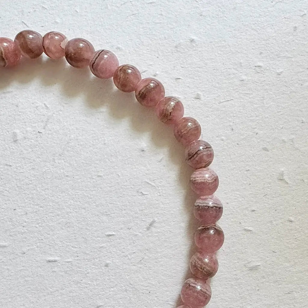 Rhodochrosite Bracelet - Detail|Touch Vintage