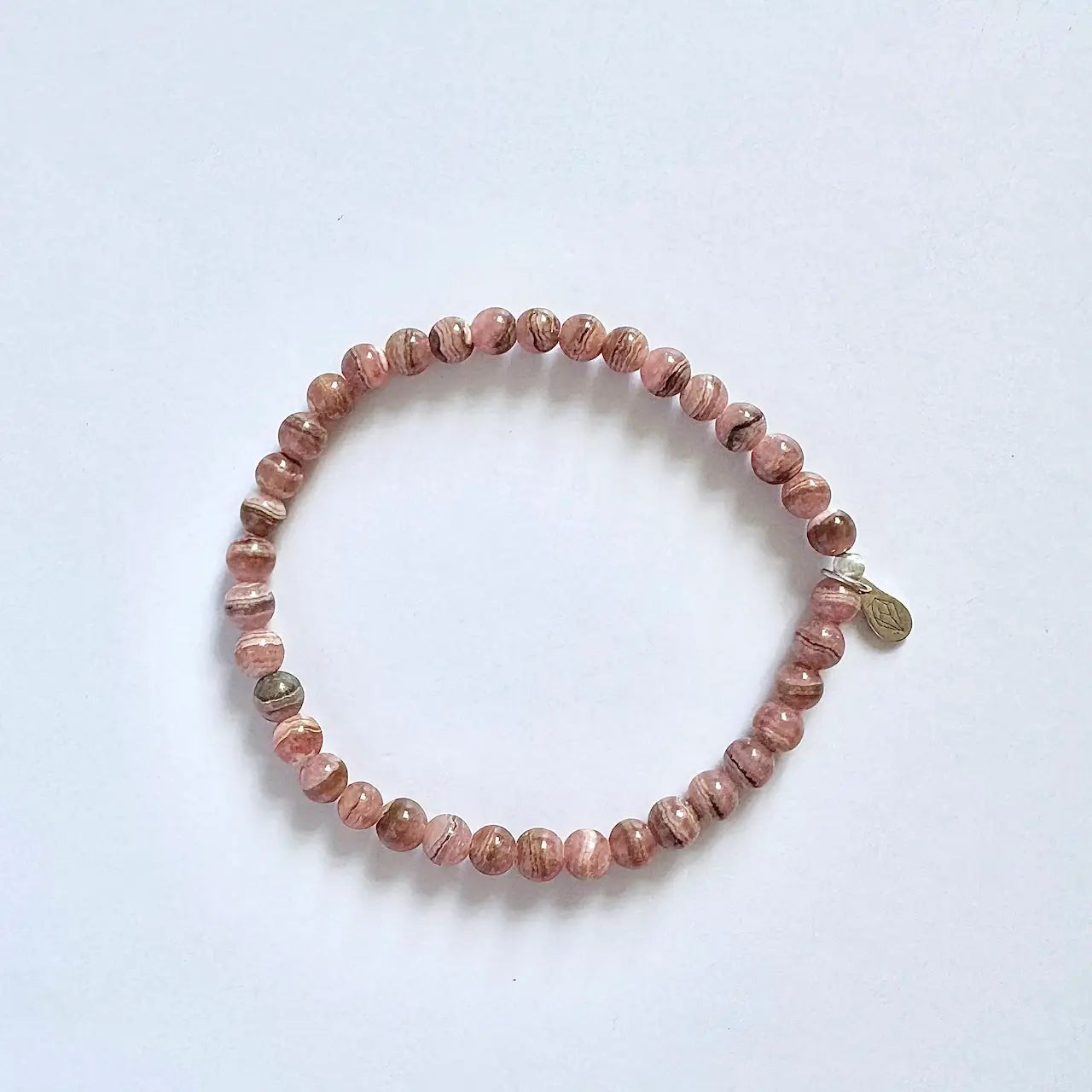 Rhodochrosite Bracelet - Front View | Touch Vintage