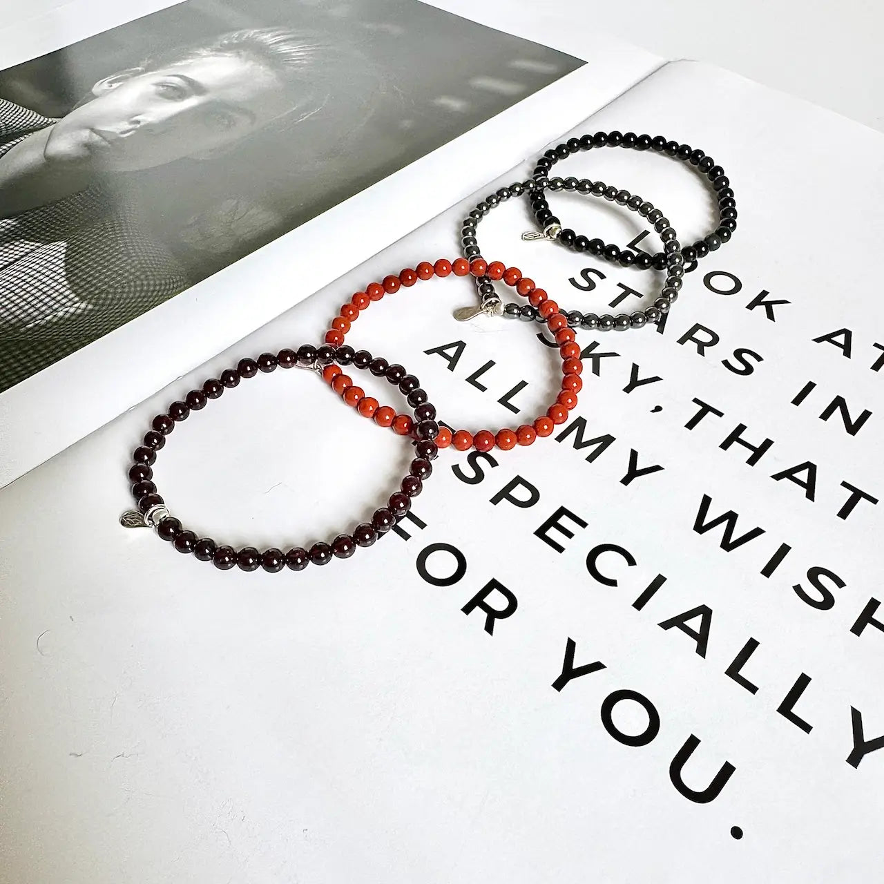 Root Chakra Stone Bracelet|Touch Vintage