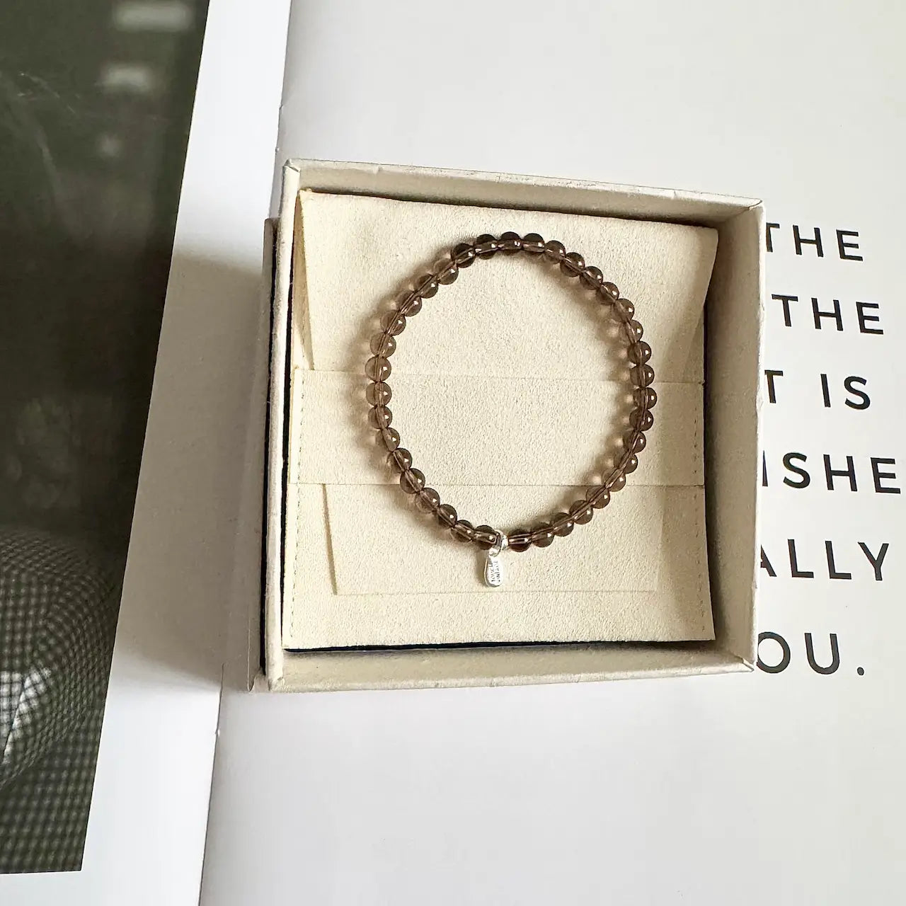 Smoky Quartz Bracelet - Gift Packaging|Touch Vintage