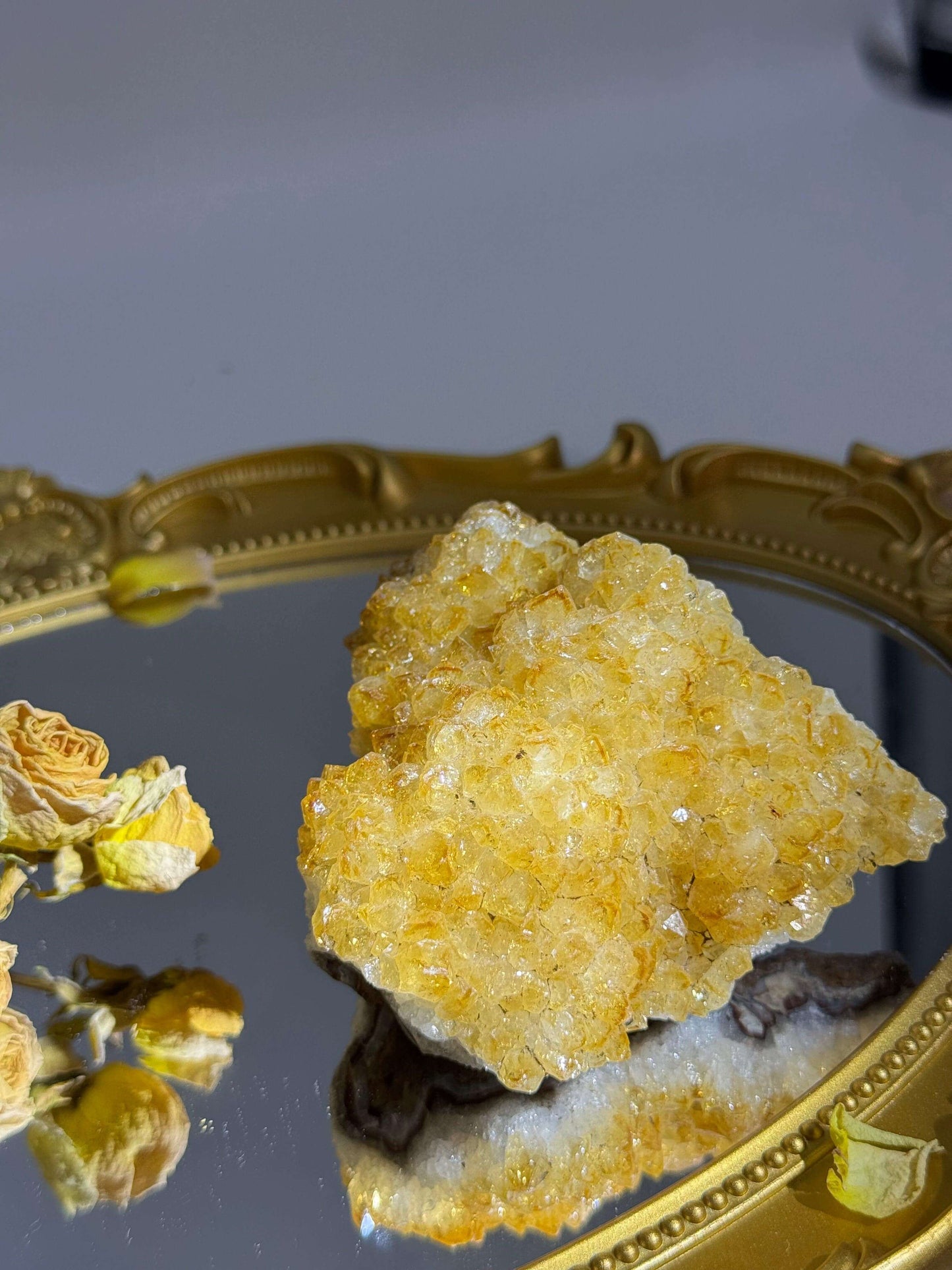 Citrine Cluster - Touch Vintage