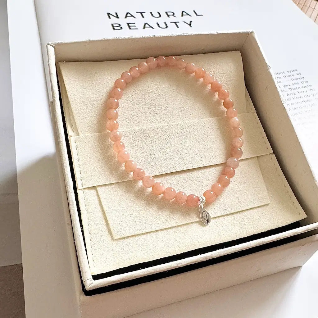 Sunstone Crystal Bracelet - Gift Packaging|Touch Vintage
