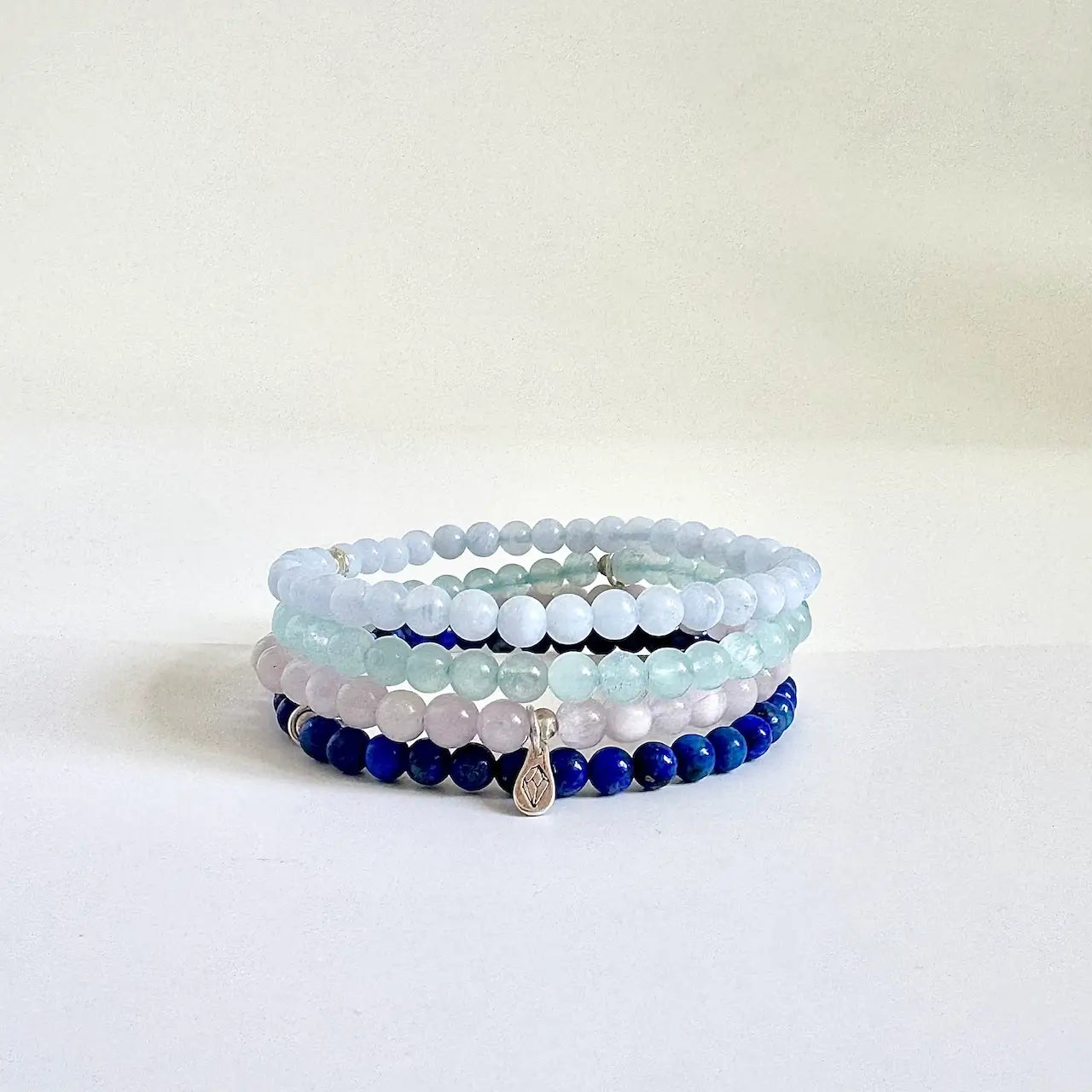 Throat Chakra Bracelet - Front View|Touch Vintage