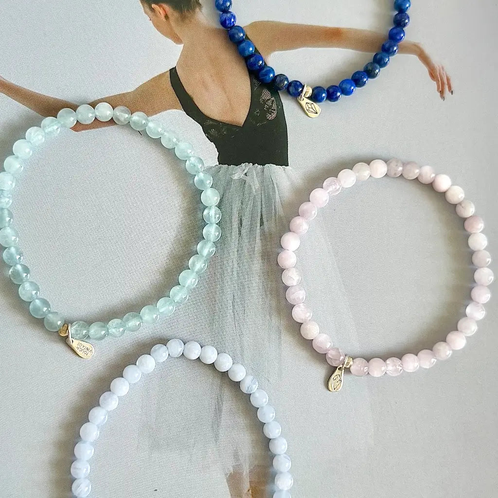Throat Chakra Bracelet - Side View|Touch Vintage
