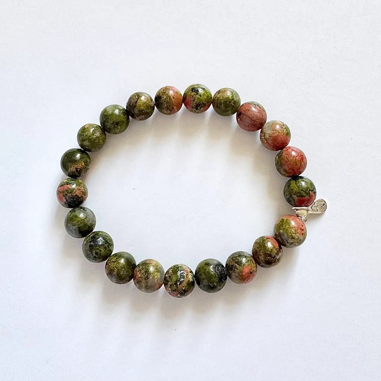 Unakite Bracelet 8mm | Touch Vintage
