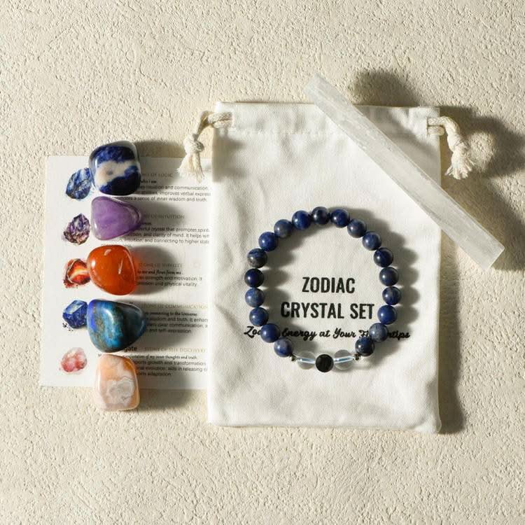 Vigro crystal bracelet&tumble stone