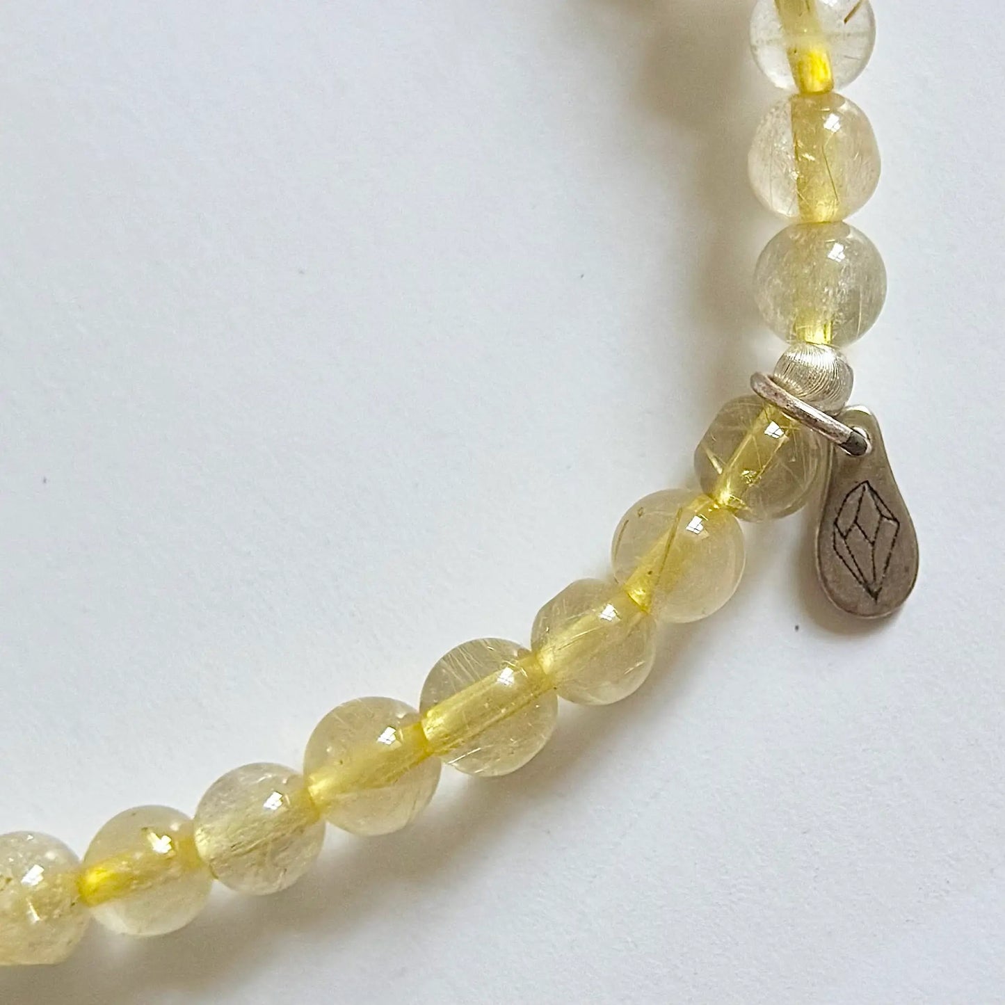 Yellow Rutilated Quartz Energy Bracelet