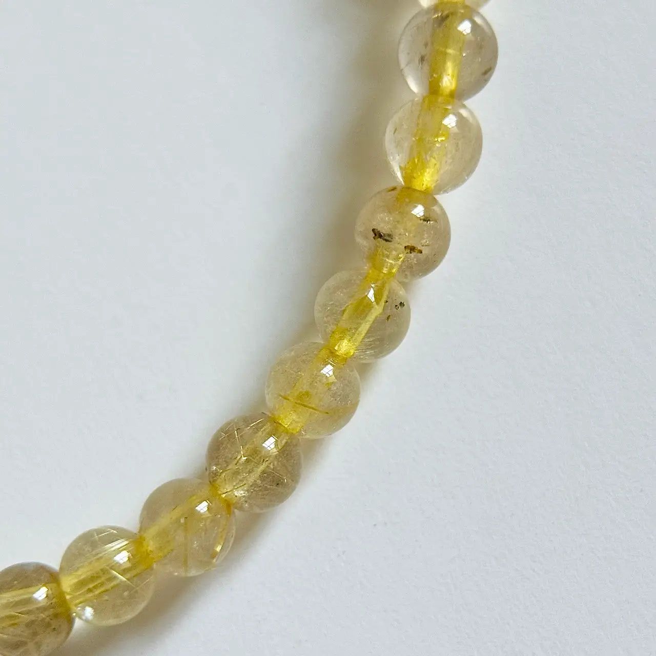 Yellow Rutilated Quartz Energy Bracelet