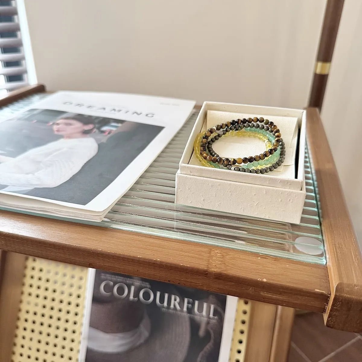 abundance bracelet set with packaging box