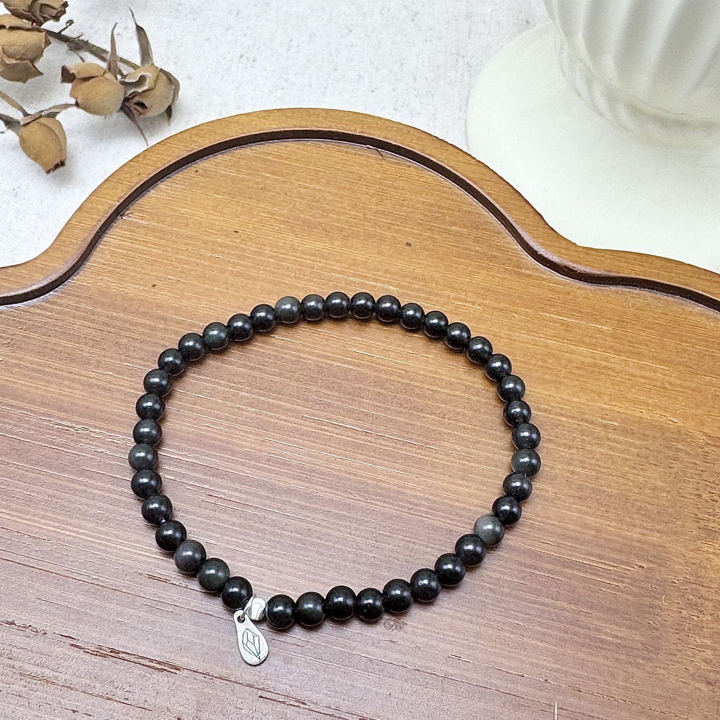 black obsidian bracelet