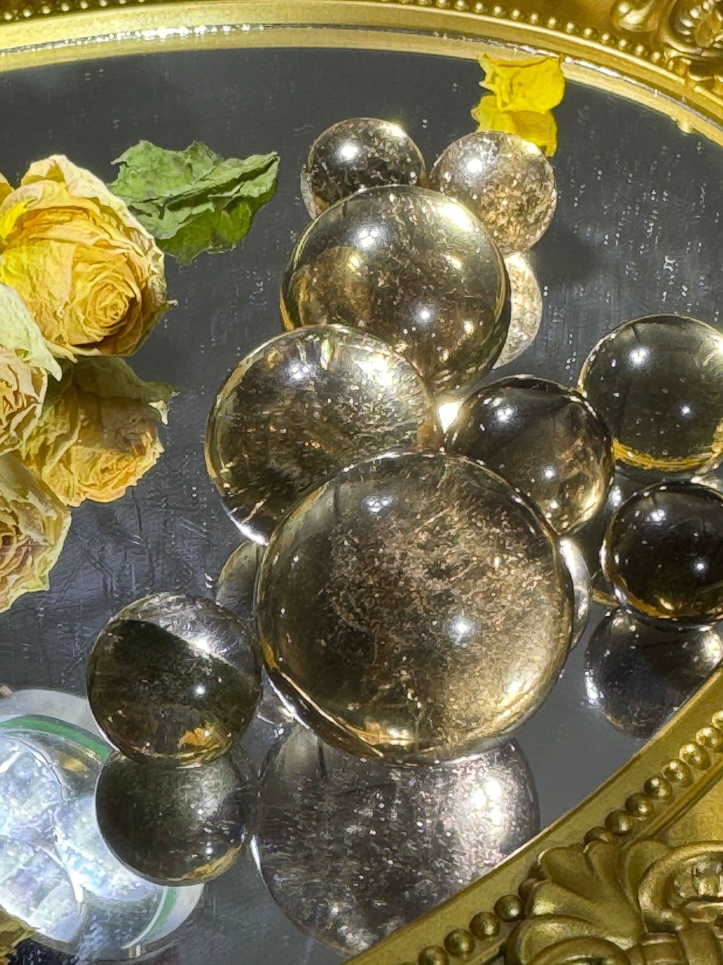 Smoky Quartz Sphere - Touch Vintage