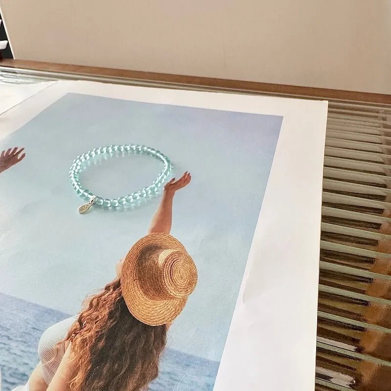Blue Topaz Bracelet - Close-up|TouchVintage