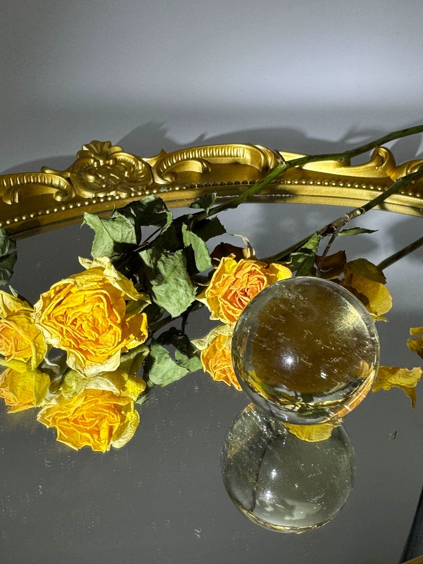 Citrine Sphere - Touch Vintage