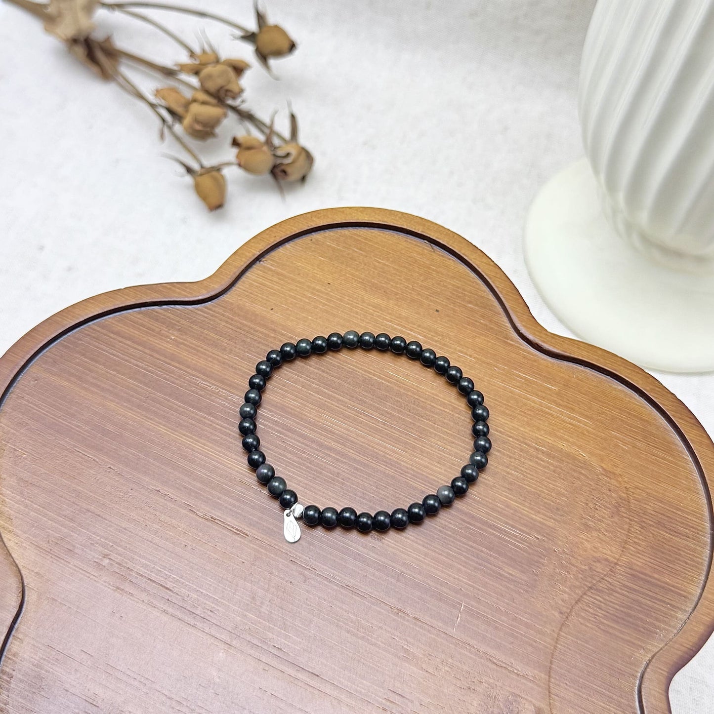 feng shui black obsidian bracelet