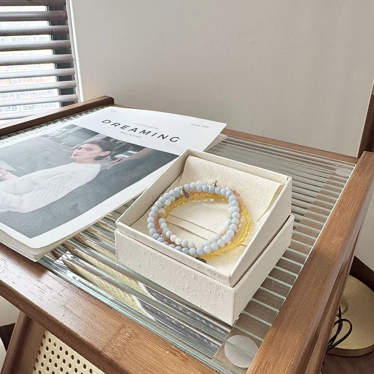 happiness bracelets with packaging box