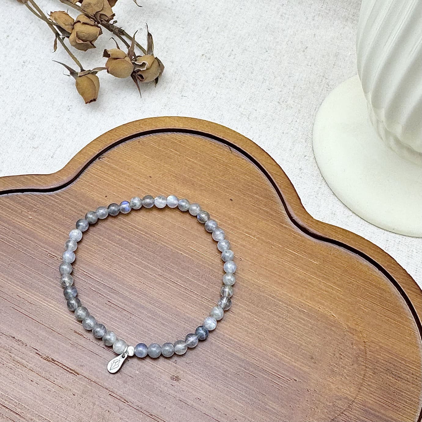 labradorite crystal bracelet