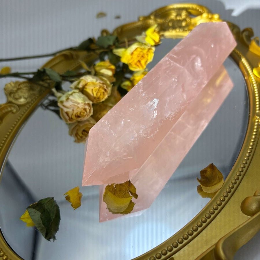 Rose Quartz Tower - Touch Vintage