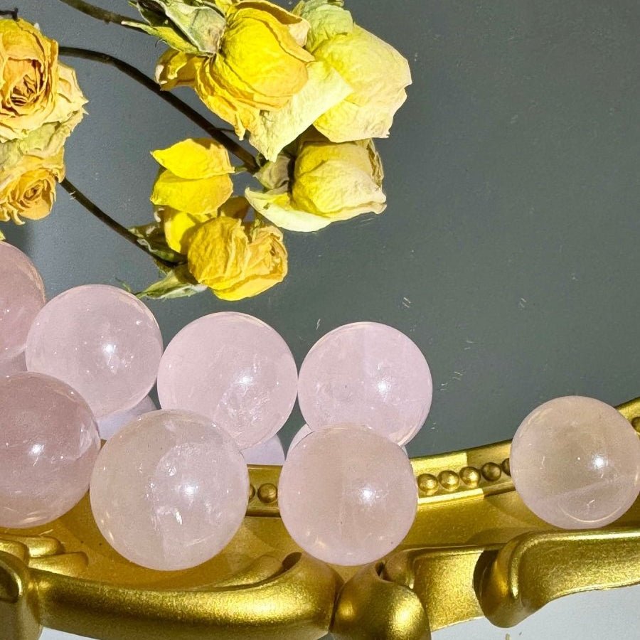 Rose Quartz Sphere - Touch Vintage