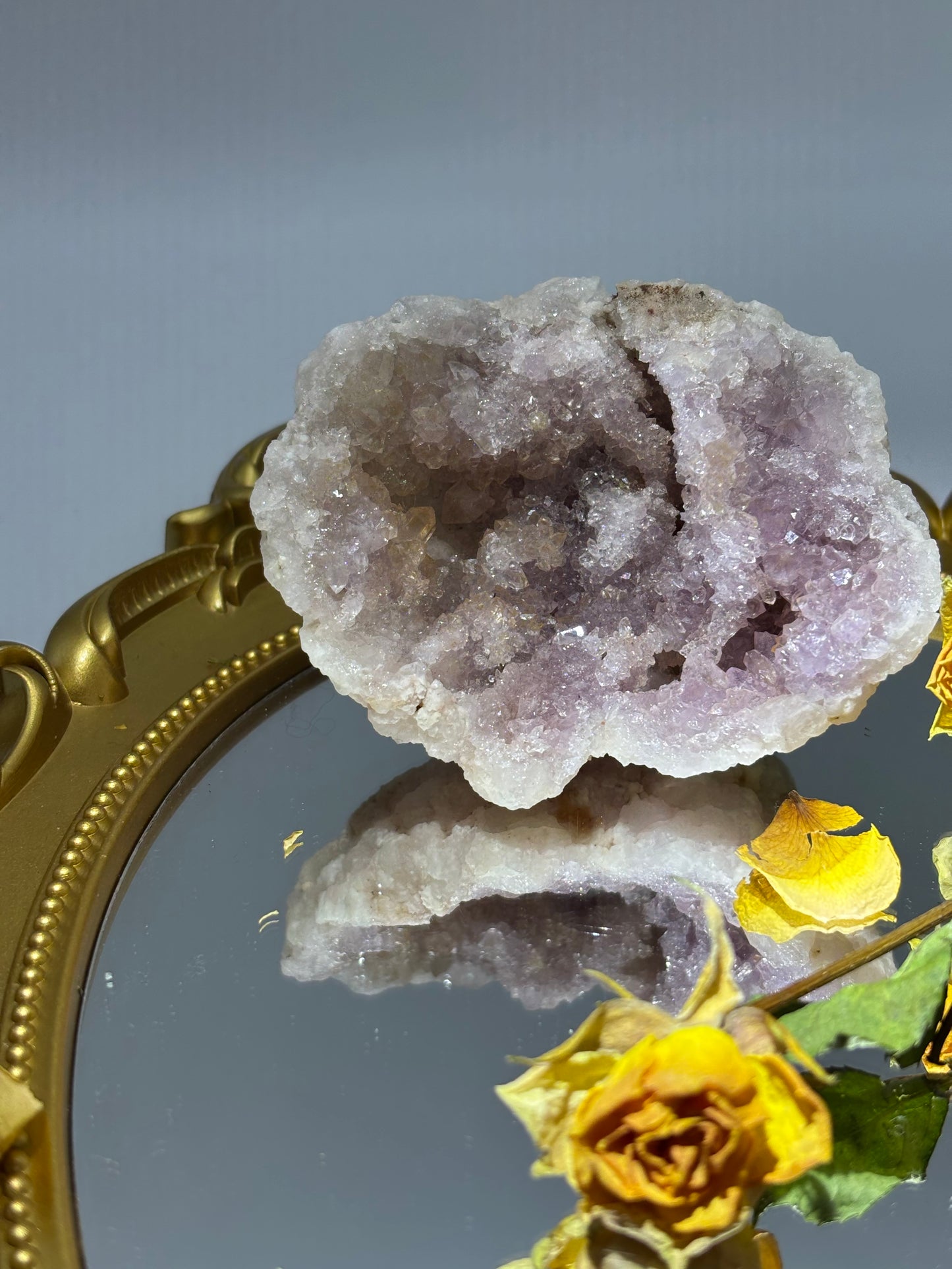 Rose Quartz Pink Crystal Geode|You pick - Touch Vintage