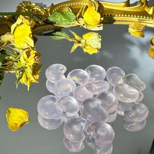 Rose Quartz Crystal Moon|Star|Heart - Touch Vintage
